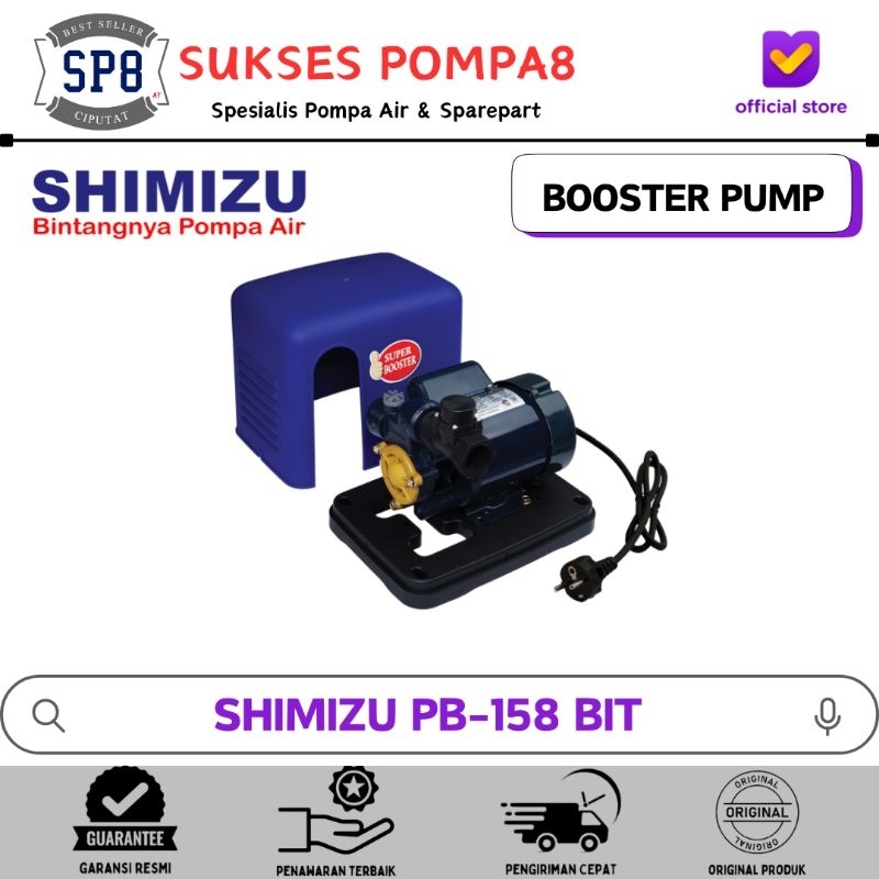 Booster Pump Shimizu PB-158 BIT / Pompa Booster Shimizu