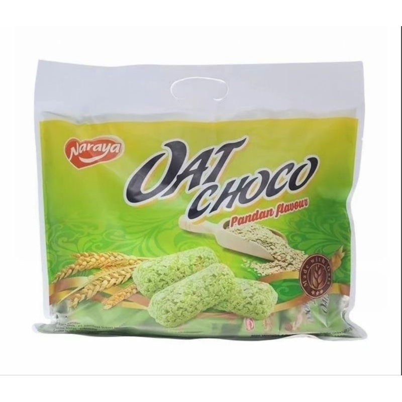 

Cemilan Naraya Oat Choco Pandan 500Gr