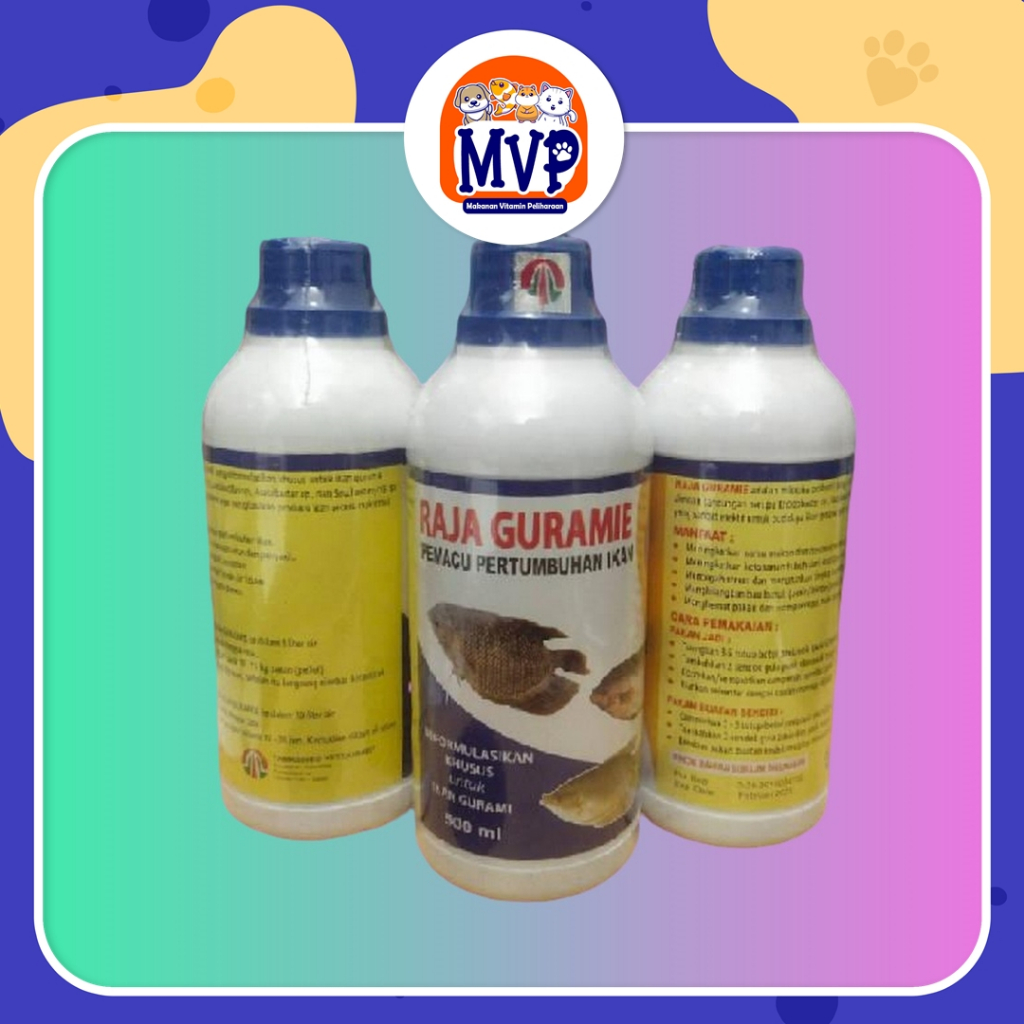 Raja Gurame Ikan 500Ml - Pemacu Pertumbuhan Ikan Gurame - Mengandung Bakteri Probiotik - Menyehatkan