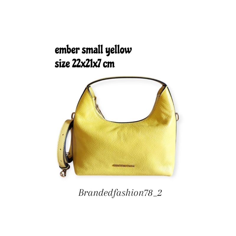 Mk ember small yellow original crossbody bag