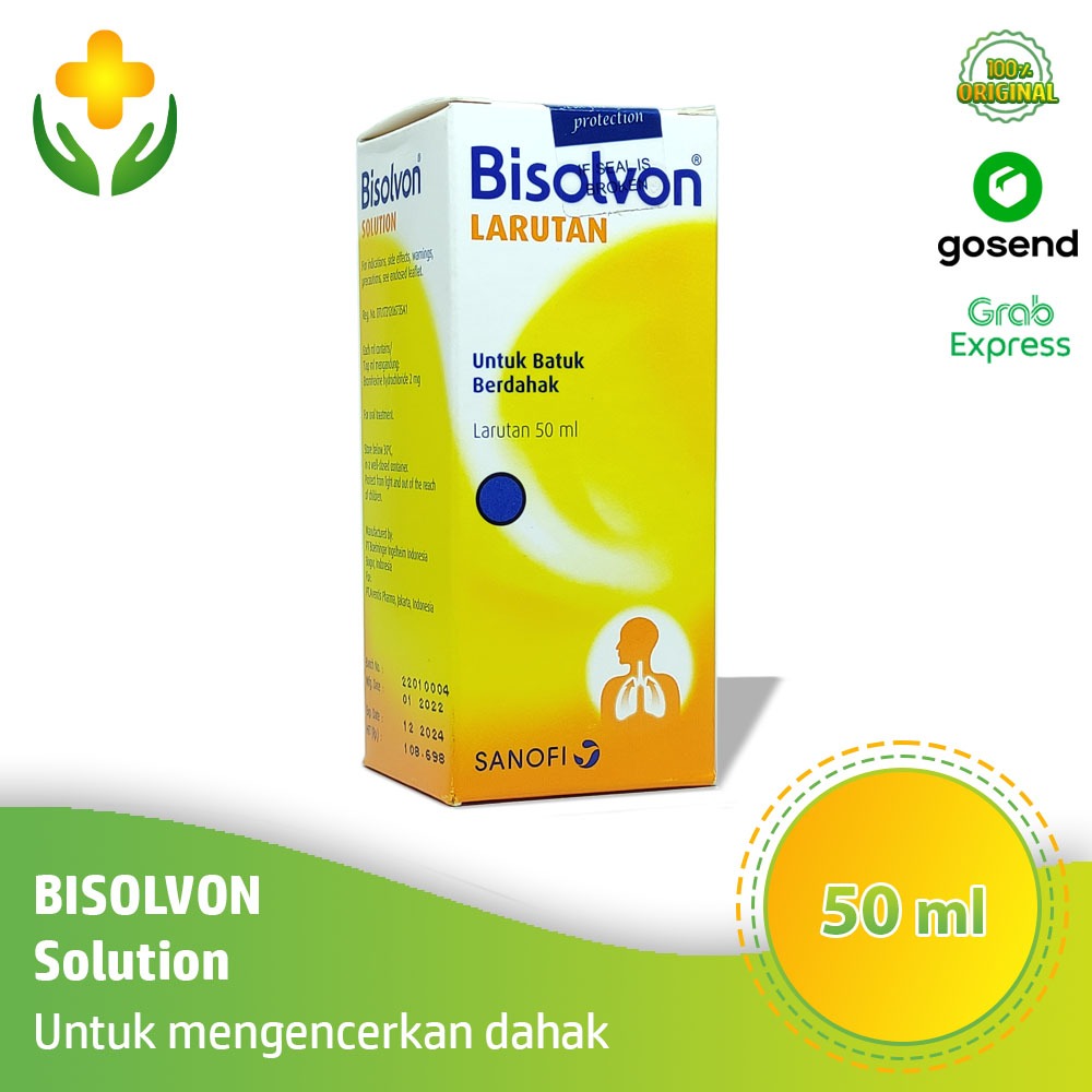 Bisolvon Solution 50 ml Obat Batuk Anak Bisolvon Nebulizer Solution