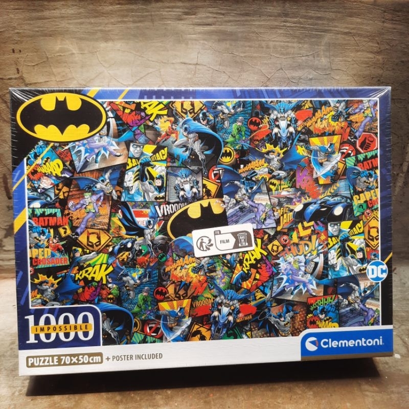 CLEMENTONI Batman Impossible Puzzle 1000 pcs Jigsaw Puzzle
