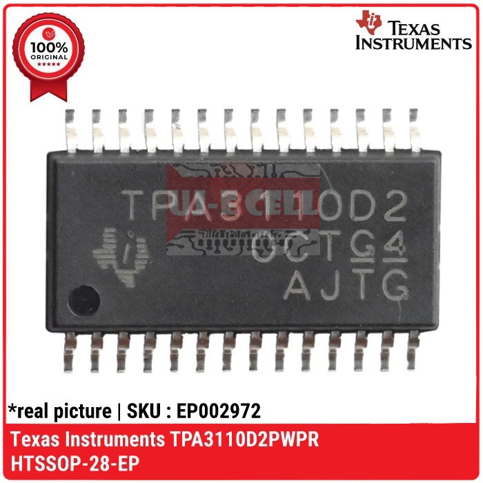 IC TPA 3110D2 TPA3110D2 TI SMD IC OP AMP Texas Instruments TPA3110D2PWPR HTSSOP-28-EP ORIGINAL IC Au
