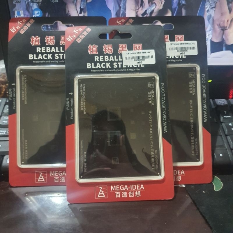 

REBALLING BLACK STENCIL/ CETAKAN MSM 8996