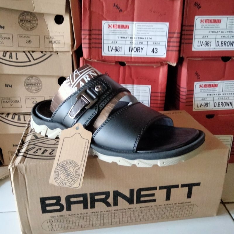 SANDAL BARNET DAYTONA 01,SANDAL selop casual,merek BARNET original