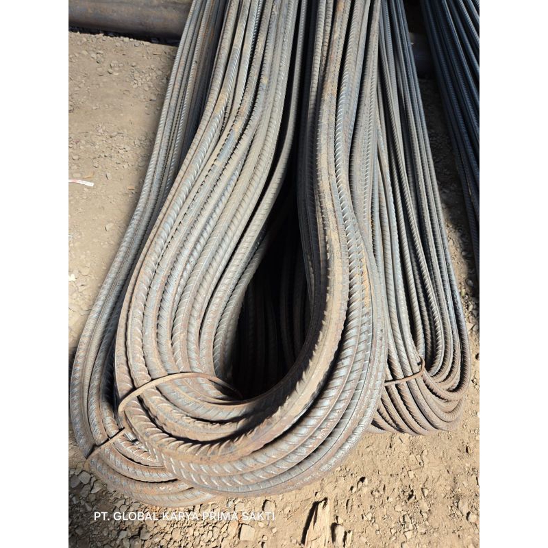 Besi ulir 13 mm x 12 Meter