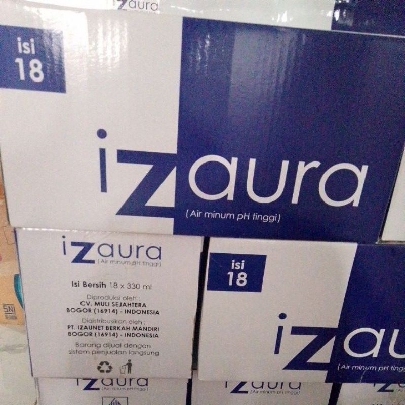 

IZAURA ALKALI WATER/AIR MINERAL PH BASA/AIR PH TIINGGI/AIR KESEHATAN/