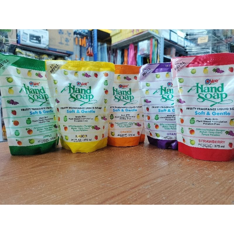 Refill Sabun Cuci Tangan Yuri 375 ML