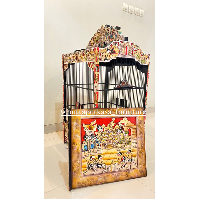 sangkar ukir wayang | sangkar ukir kenari | sangkar ukir jati | sangkar ukir murai