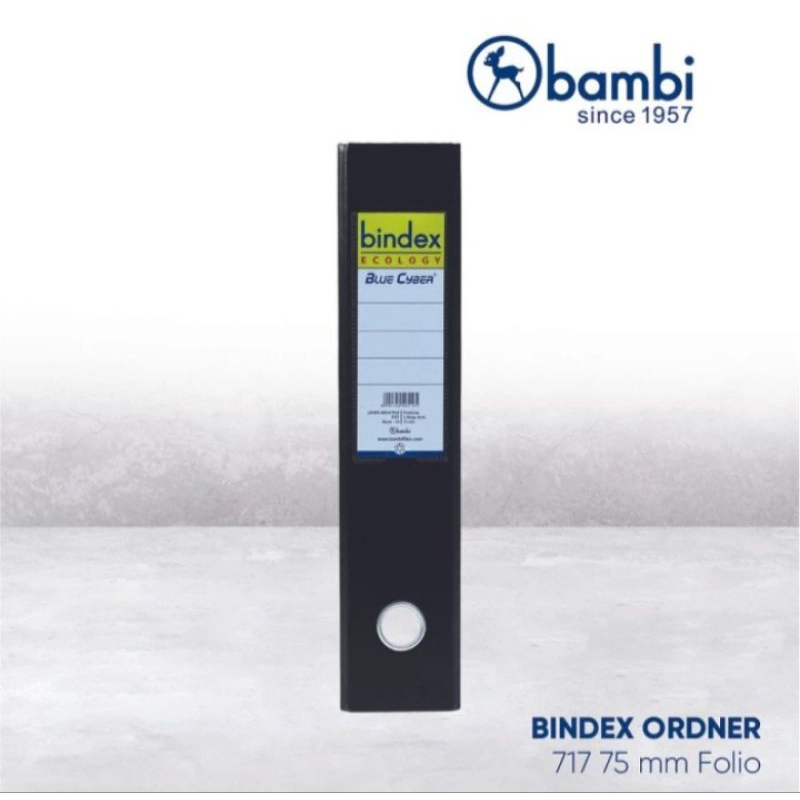 

Bindex Ordner Ecology Jumbo Folio (777) , Kwarto (717) Blue Cyber , Black - Pc.