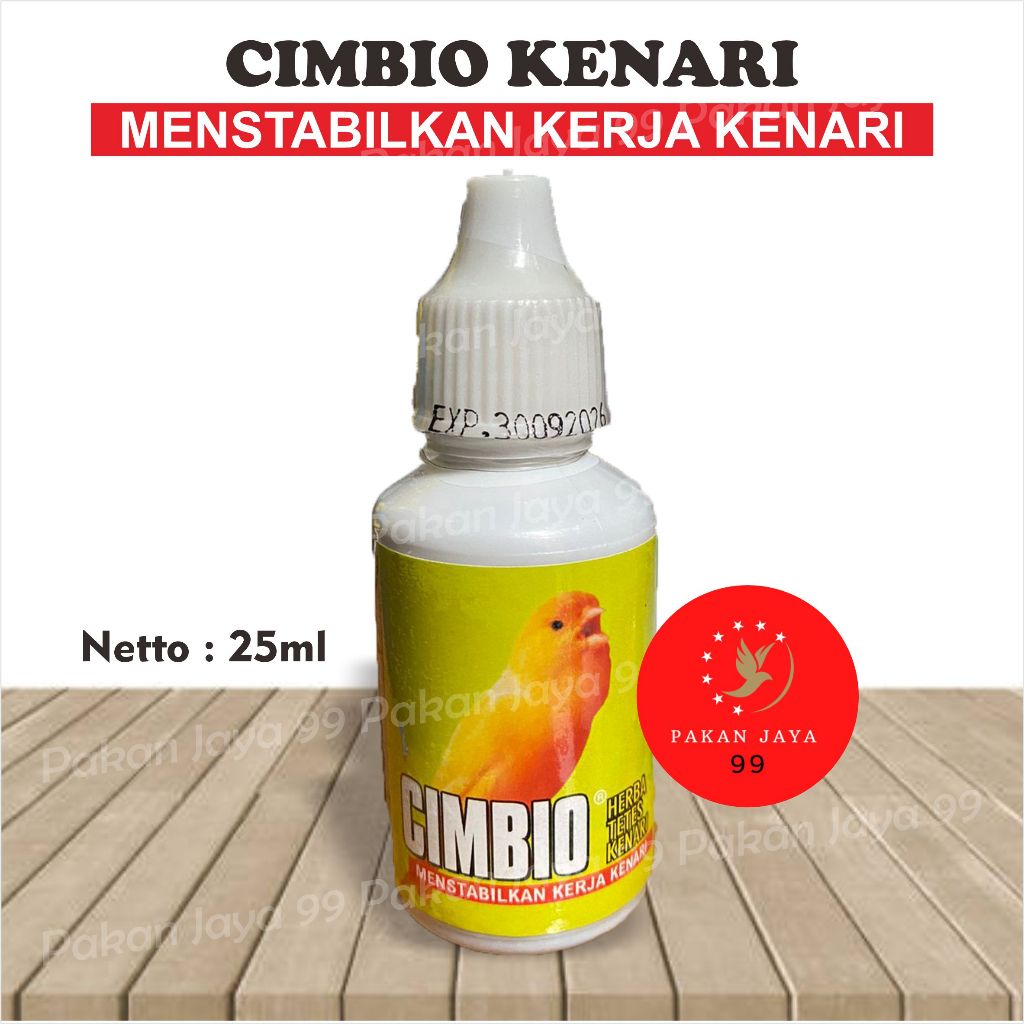 READY CIMBIO KENARI 1 BOTOL SUPER KICAU VITAMIN PENGGACOR BURUNG KENARI MENAMBAH RAJIN KICAU STAMINA
