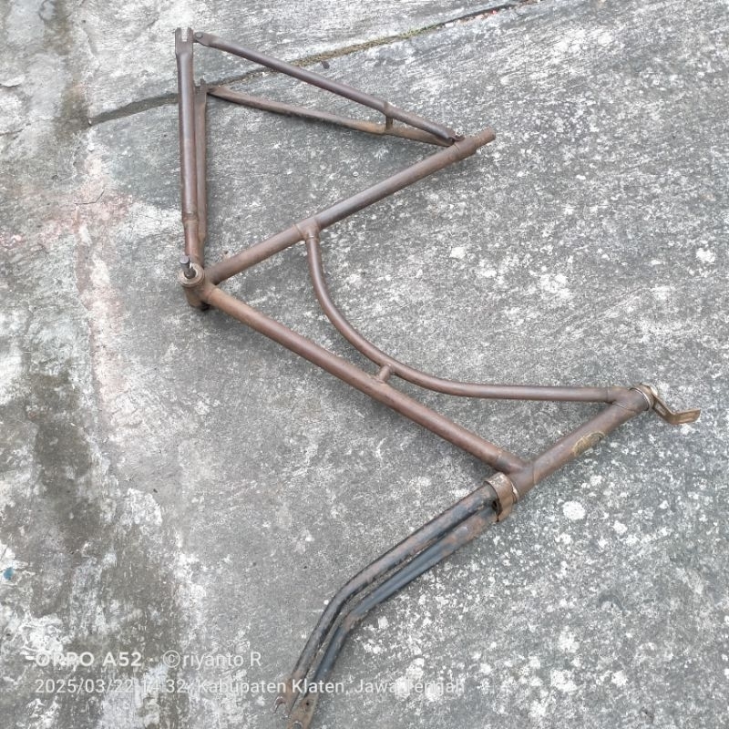 frame fork dames philips sepeda onthel basikal tua