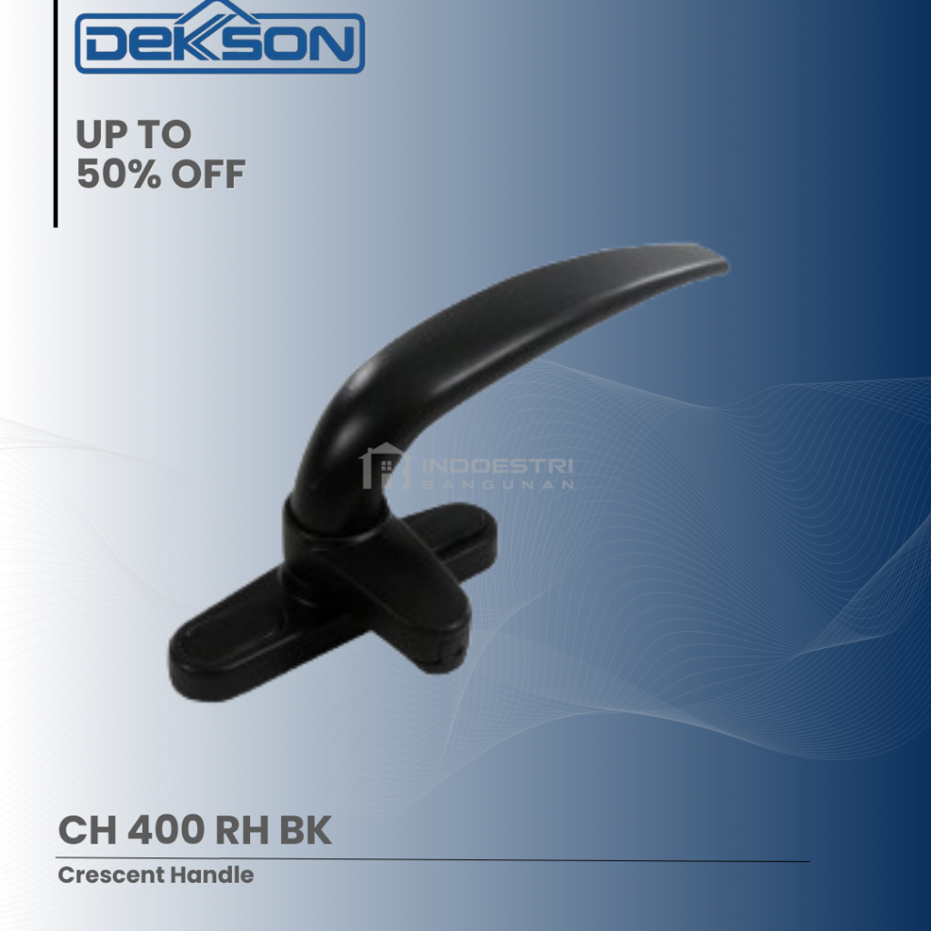 Rambuncis Alumunium / Casement Handle Dekkson CH 400 RH BK (Right)