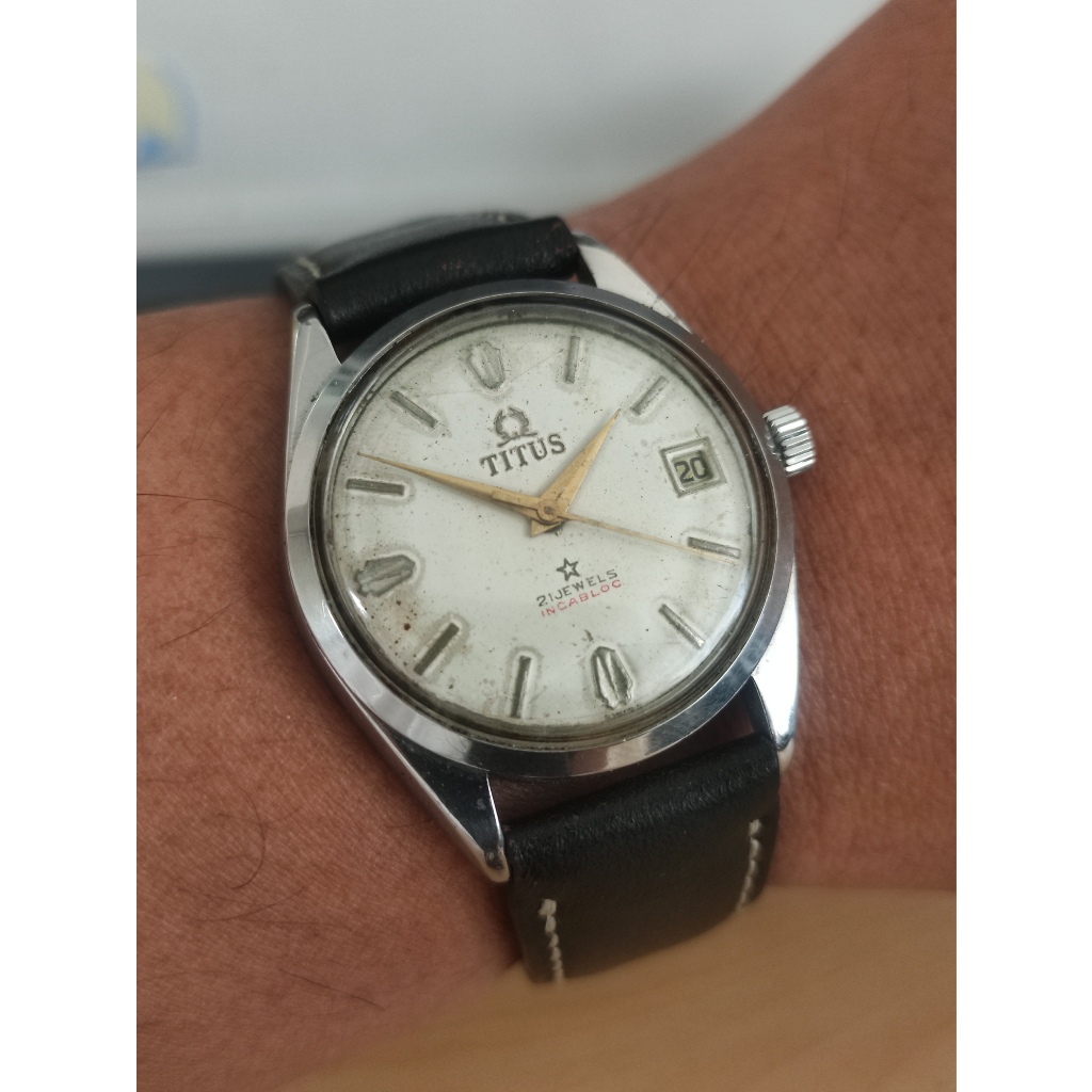Titus Manual Windning Analog Klasik Vintage Second Mulus