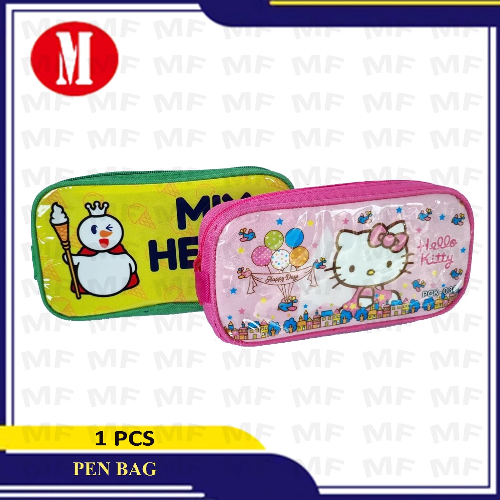 

Kotak Pensil Kain Mixue & Hello Kitty 1 Pcs