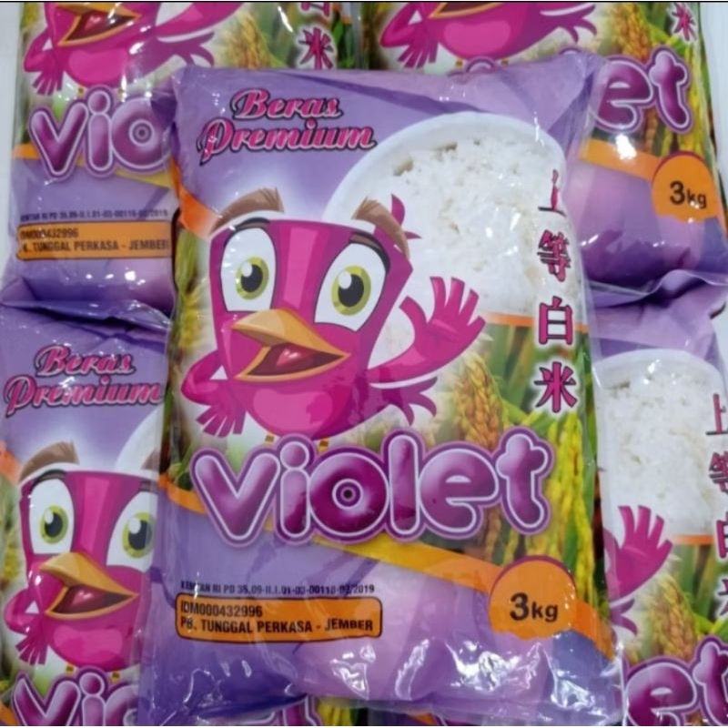 

BERAS VIOLET 3KG PULEN