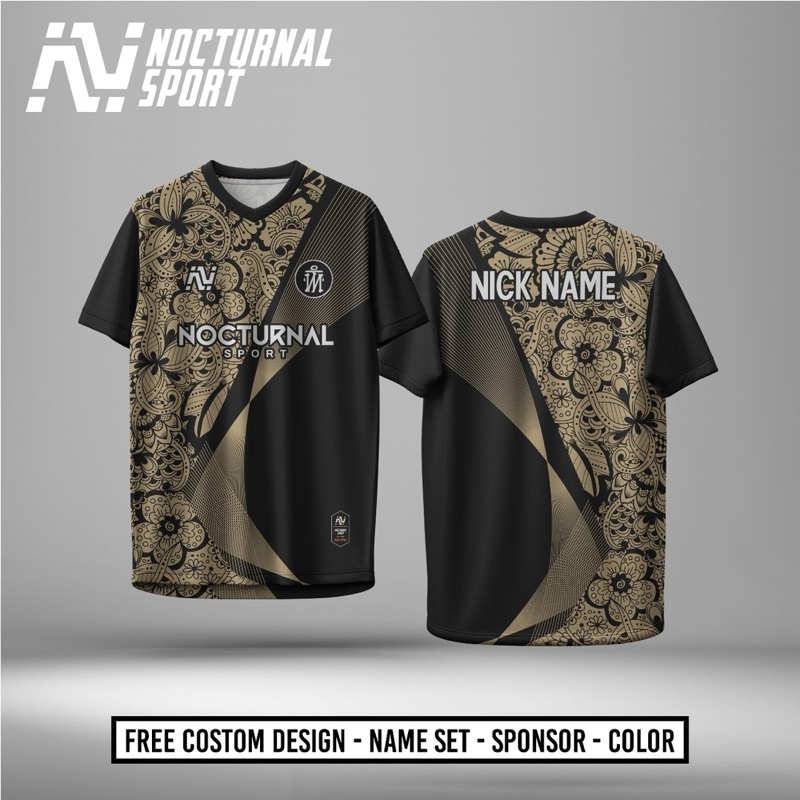 JERSEY BADMINTON CUSTOM NAMA LOGO DAN SIPONSOR