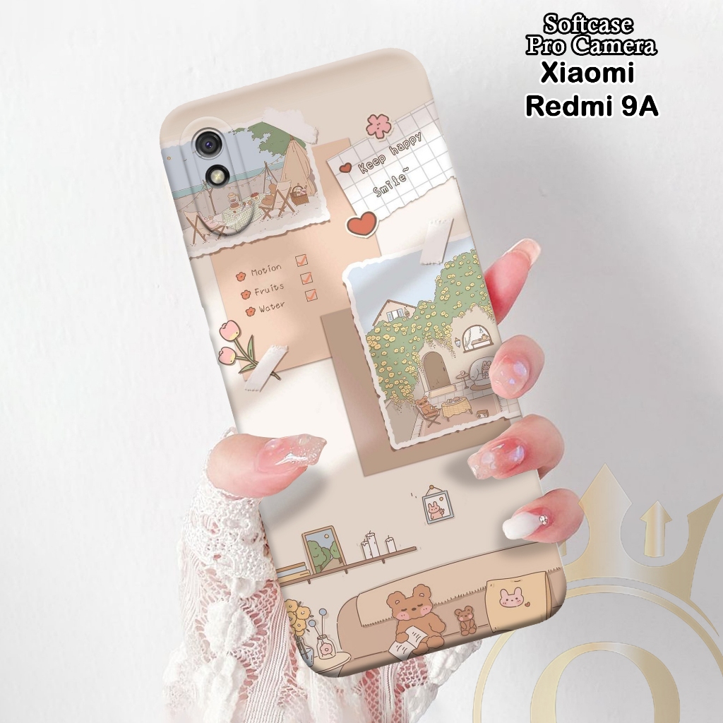 Softcase Xiaomi Redmi 9A - ORORA - Casing Redmi 9A - Motif case Aesthetic - Xiaomi - Softcase Redmi 