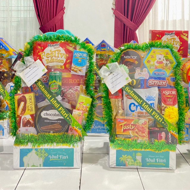

READY INSTAN - PARCEL Besar LEBARAN IDUL FITRI Hampers - parcel lebaran redy paket hari ini