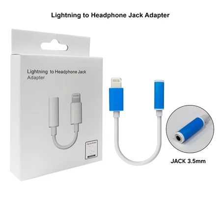 Adapter Audio converter lightning to Jack audio 3.5 mm