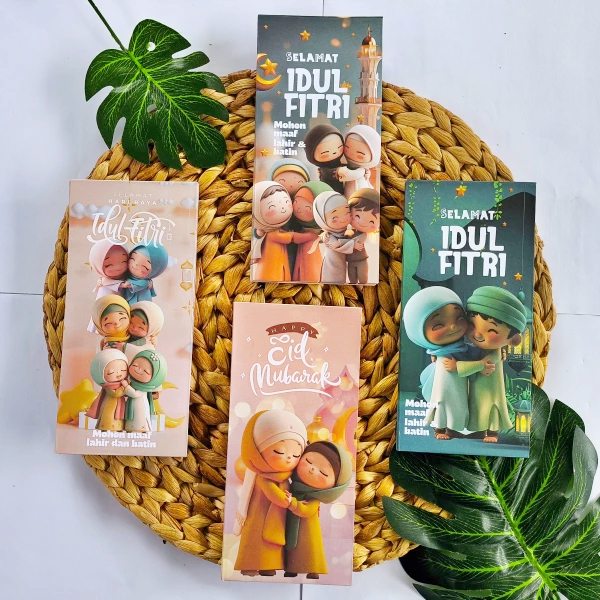 

(Ukuran Uang) 20pcs Amplop Lebaran Premium / Amplop Idul Fitri Tebal / Angpau Lebaran Ramadhan