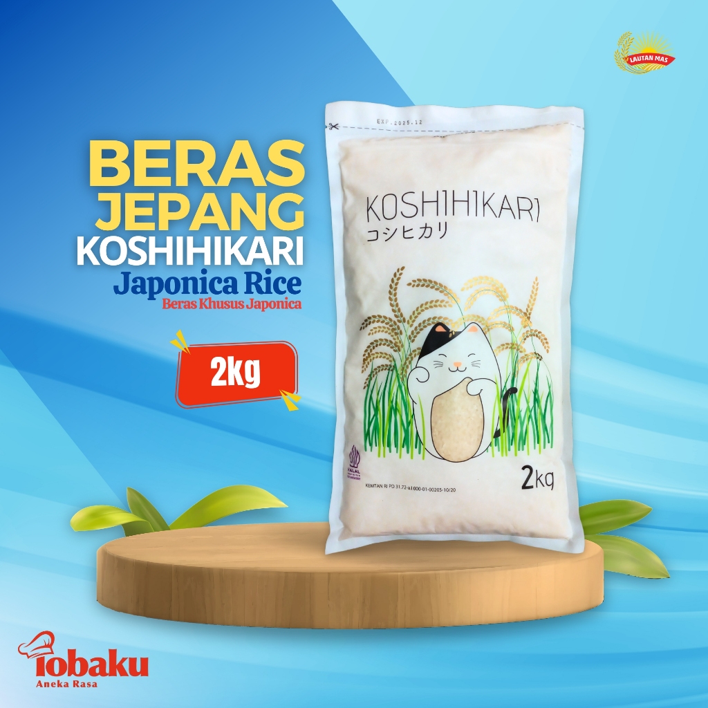 

Beras Jepang KOSHIHIKARI - Japonica Rice 2kg _