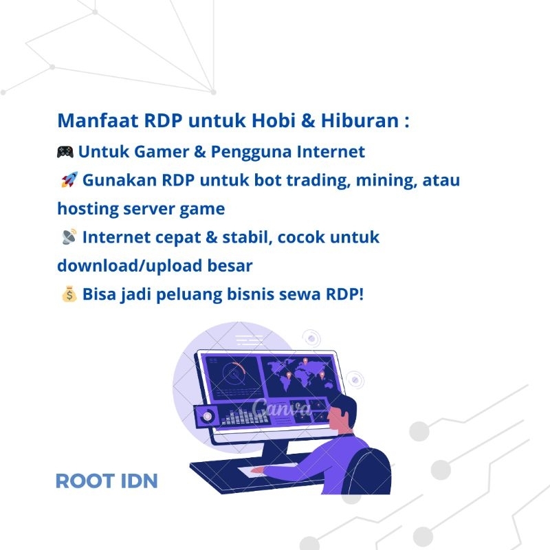 RDP mingguan RDP Windows Full Akses - Spek Kencang, Harga Terjangkau