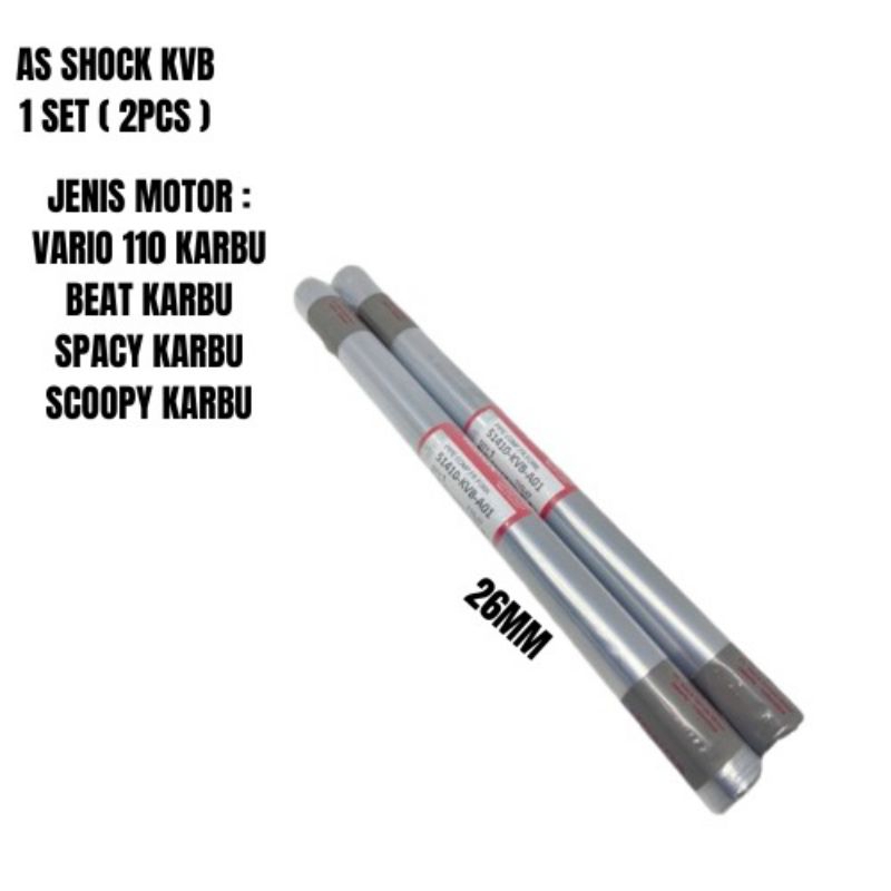 AS SHOCK DEPAN VARIO 110 KARBU BEAT KVB