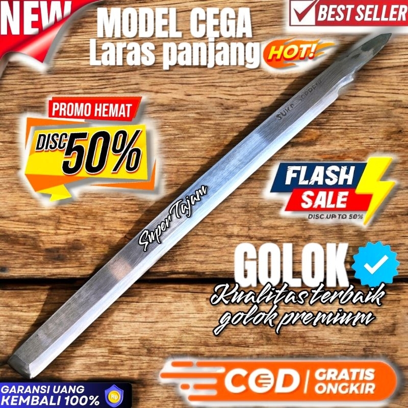 GOLOK KEBUN TEBAS FLASH SALE TERMURAH BERKUALITAS TINGGI TAHAN LAMA PEMAKAIAN BERGERANSI TERMURAH PE