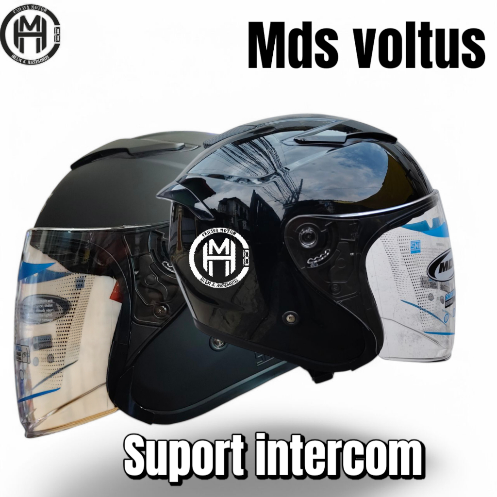 Helm MDS Voltus Original Helm Half Face MDS Single Visor