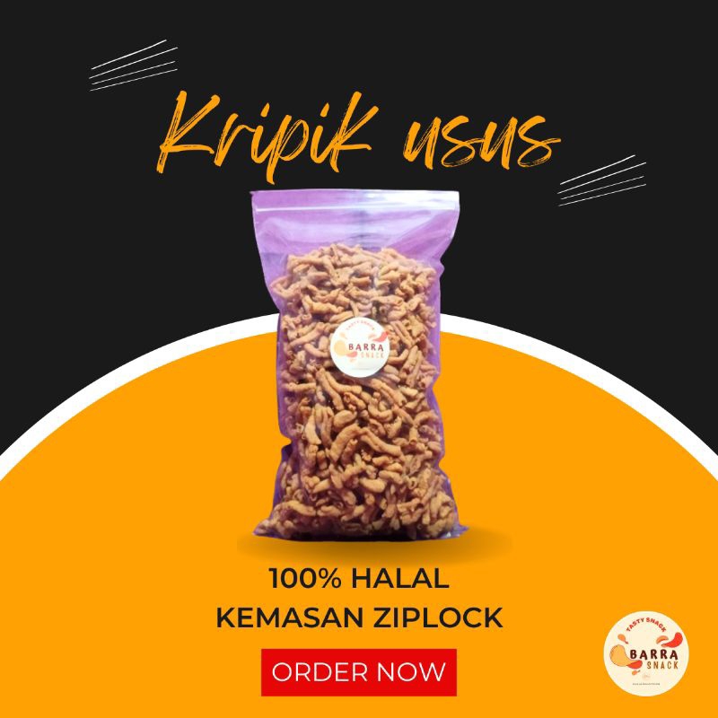 

KRIPIK USUS NASHWA GURIH LEZAT 350GR, 250GR, 80GR