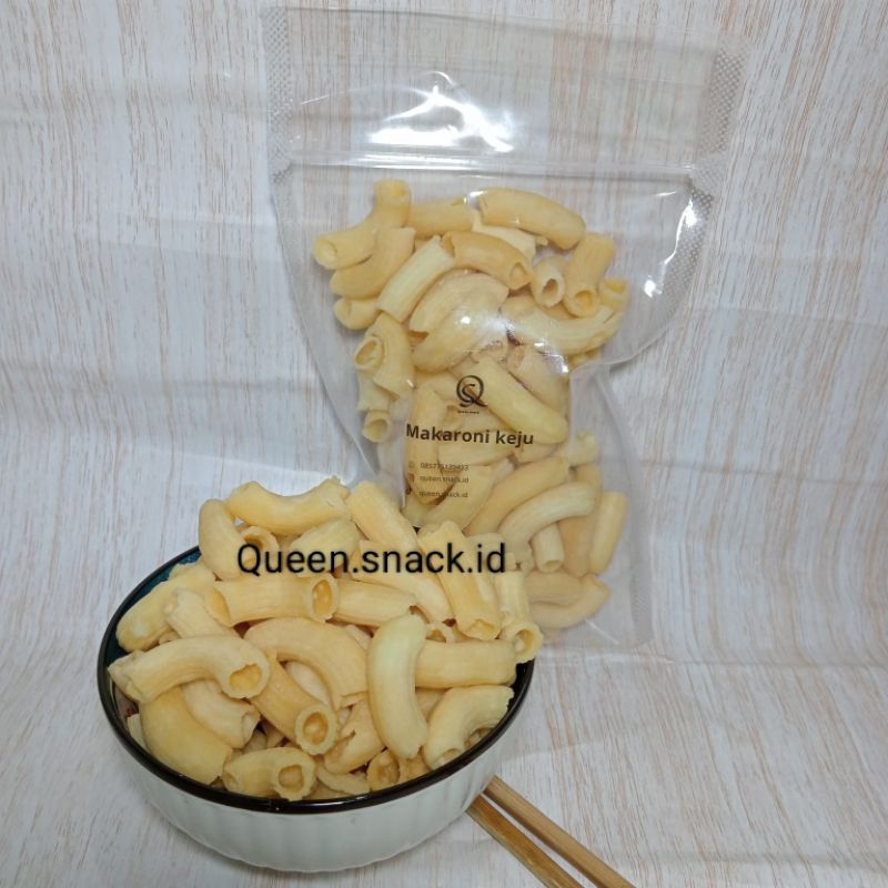 

Makaroni Keju Cheddar Homemade Original 100gr/ Keripik Keju asli/camilan cheese krezz/