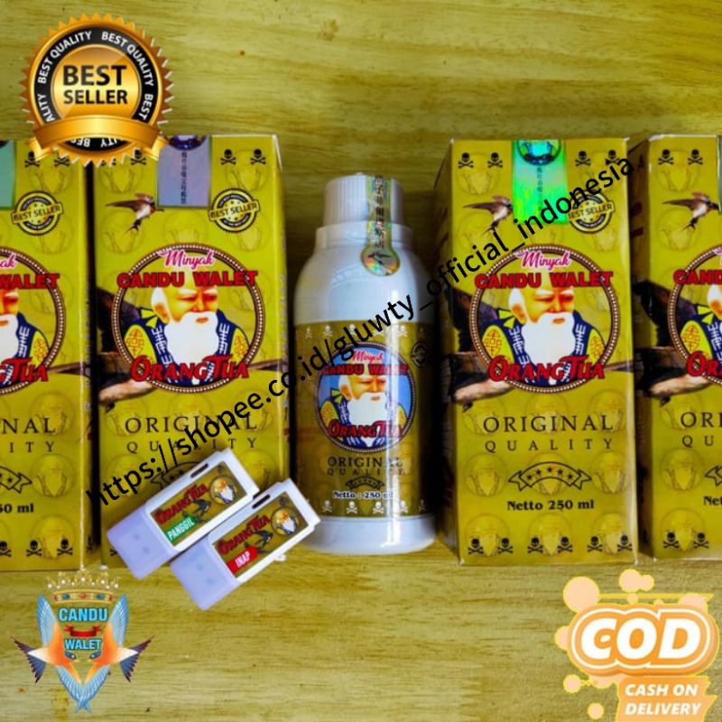 250ML Candu Walet Asli Cap Orang Tua Minyak-Parfum Burung Walet Original