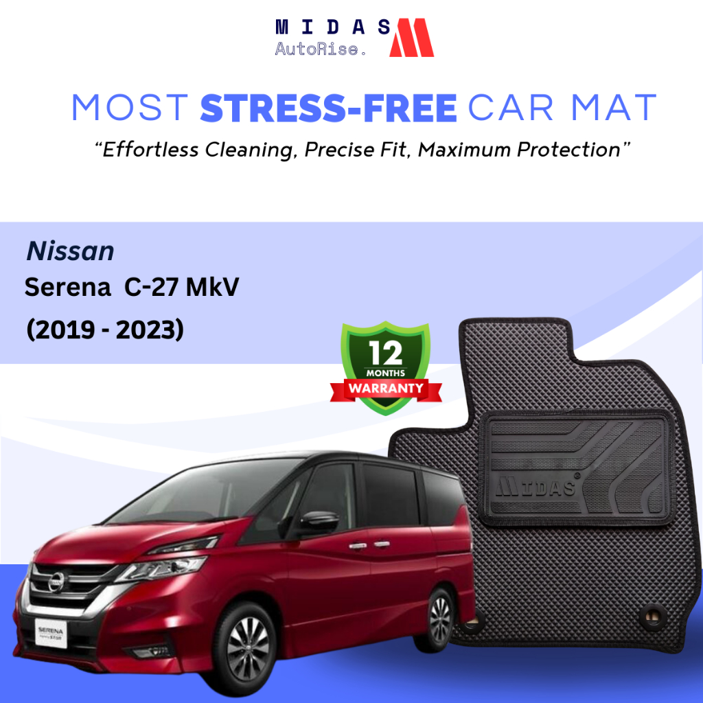 Karpet mobil Midas Nissan Serena C-27 MkV (2019 - 2023)