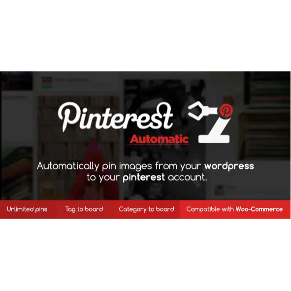 Pinterest Automatic Pin WordPress Plugin | Plugin Wordpress | Bonus 1 Plugin | Unlimited Device
