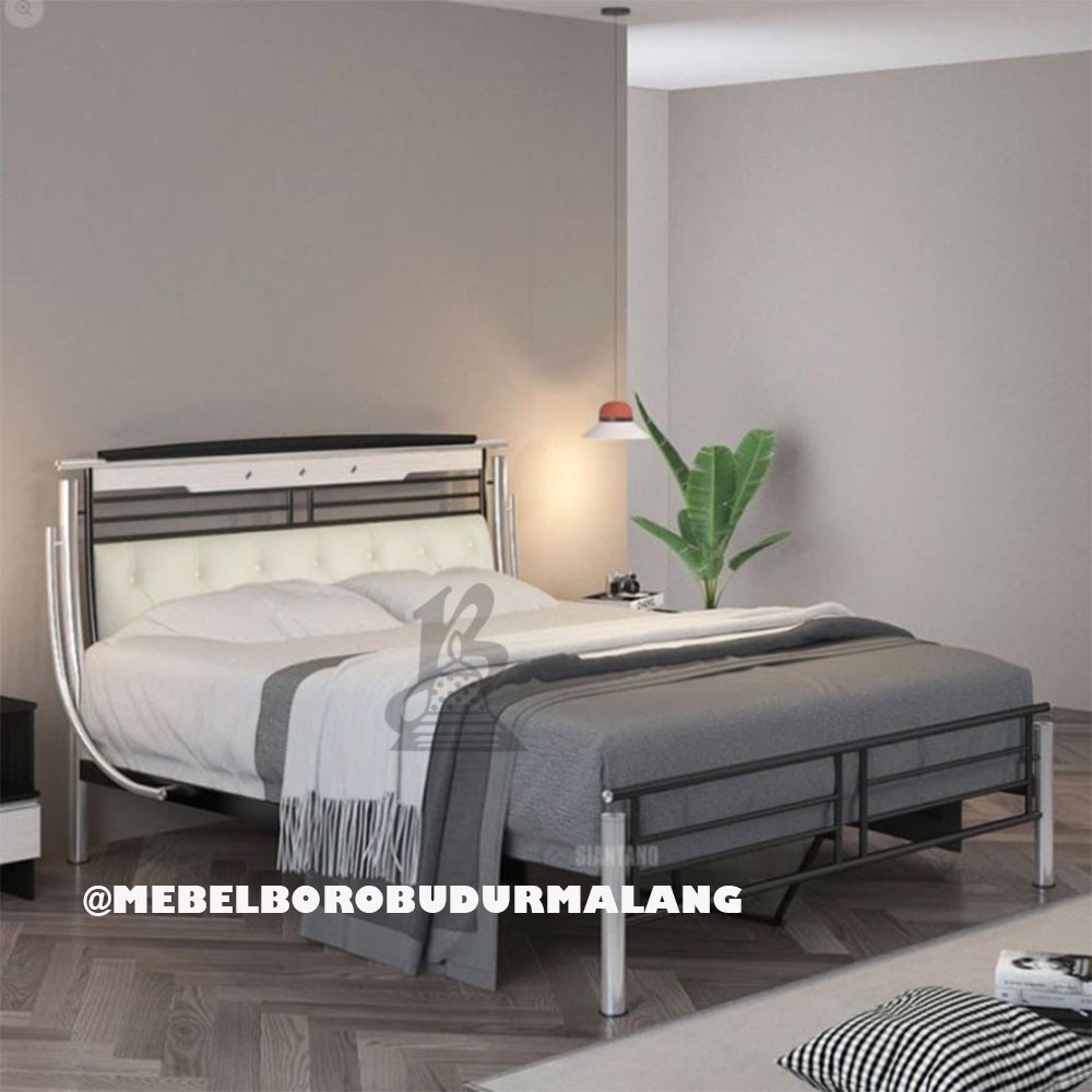 Ranjang Besi Thumbelina Siantano-Ranjang Besi Minimalis-160/180