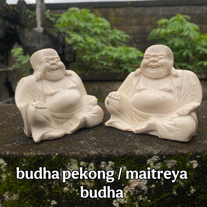 Patung pekong Resin 8 cm - patung budha maitreya - patung happy budha