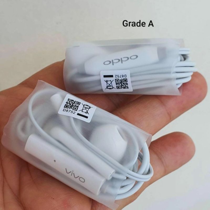 Earphone oppo ori copotan/Earphone vivo ori copotan/Henset ori/Hans free  oppo vivo/Headset oppo /He