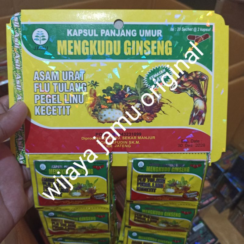 kapsul mengkudu gingseng kemasan renceng