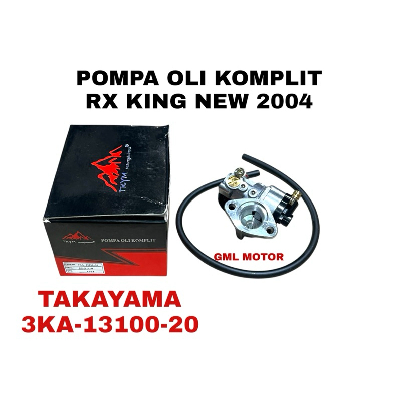 POMPA OLI OIL PUMP KOMPLIT RXK RX KING NEW 2004 MEREK TAKAYAMA HIGH KUALITAS SUPER