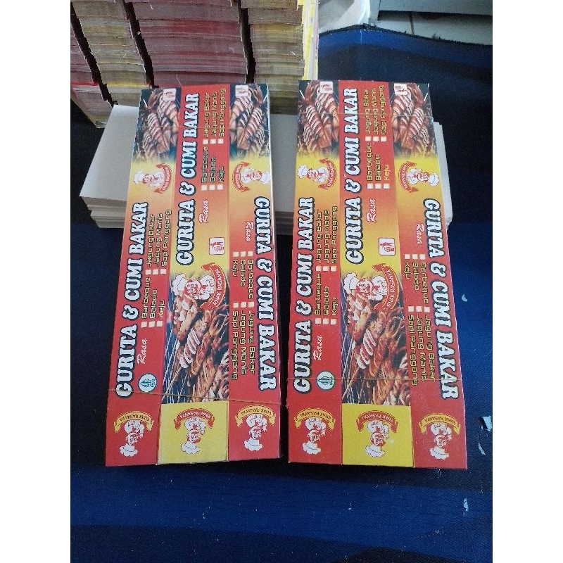 

DUS SATE GURITA & SATE CUMI BAKAR || KARDUS SATE ISI 100PCS