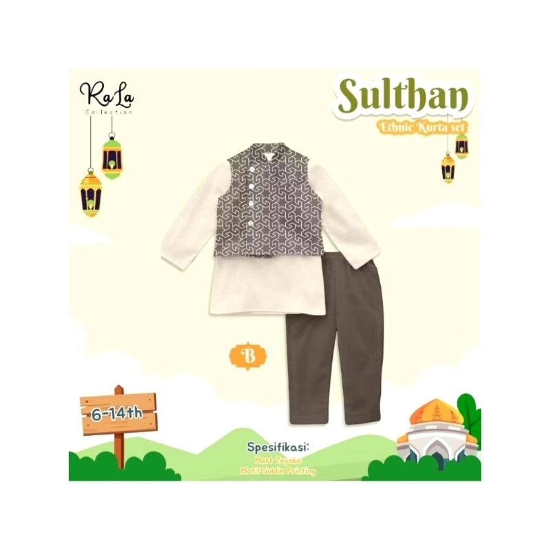 KOKO ANAK SULTAN ETHNIC KURTA SET BY RALA COLLECTION