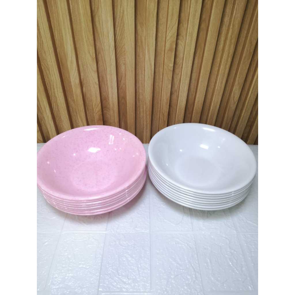 TOPTREE MELAMIN MANGKUK BAWAH RUNCING W308/MANGKOK MELAMIN 8 INCH/MANGKUK MELAMIN/MANGKOK MAKANAN/MA