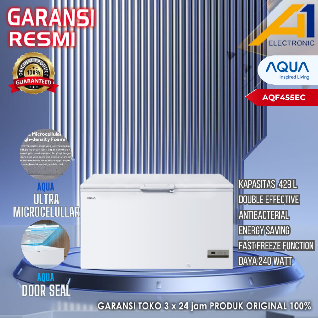 CHEST FREEZER AQUA-AQF455EC