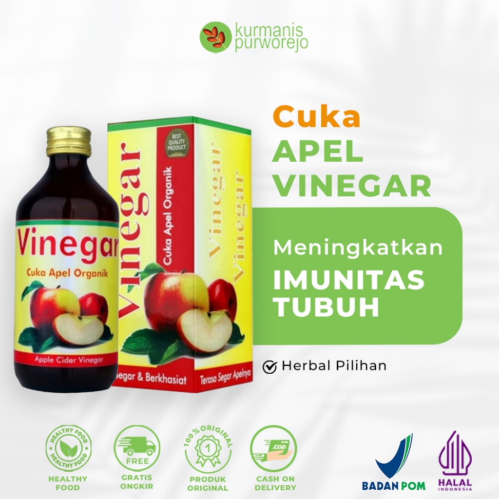

Cuka Apel Organik Vinegar Original 100%