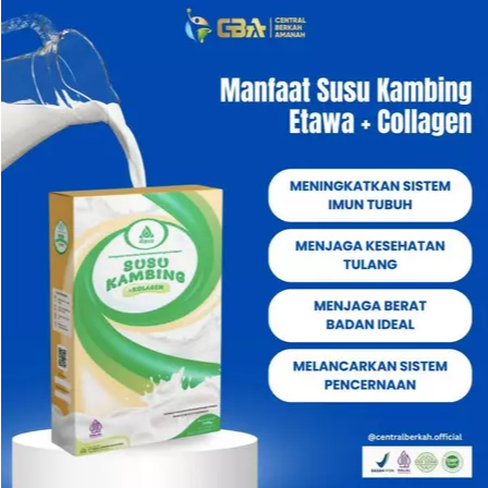 

SUSU ETAWA COLLAGEN - Meningkatkan sistem imun tubuh
