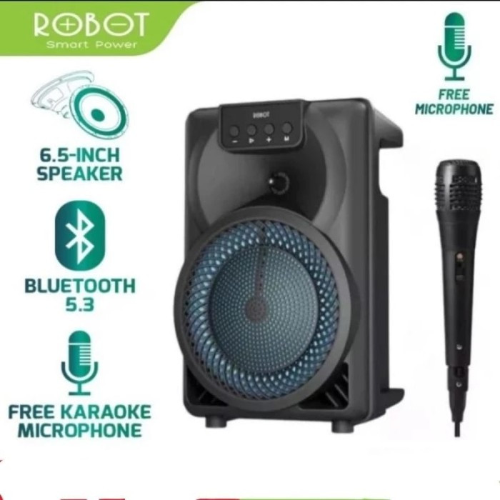 Robot RB350 Speaker Karaoke Portable Bluetooth 5.3 RGB with Microphone