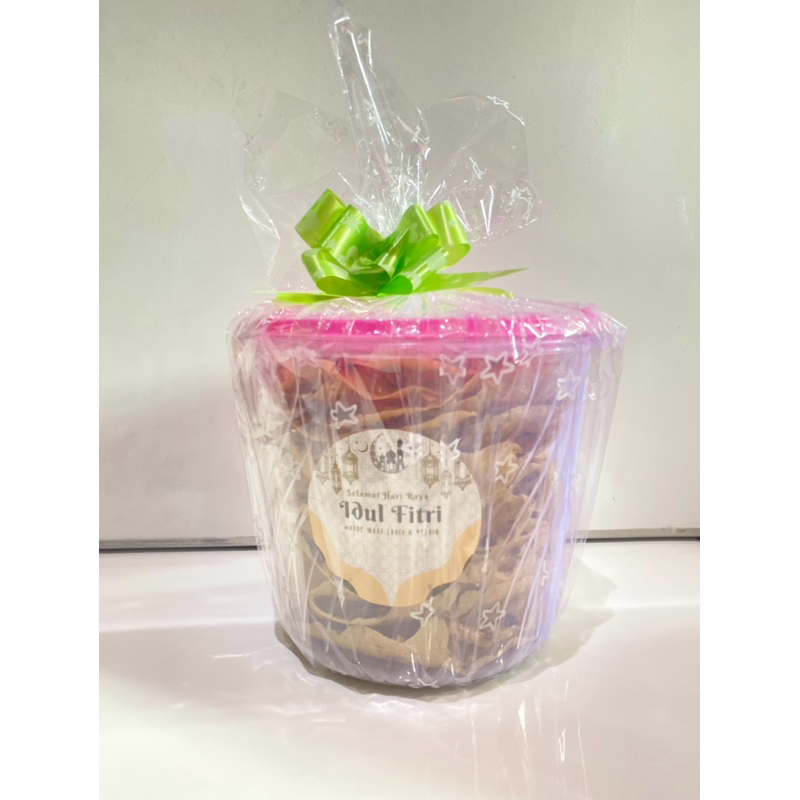 

Hampers Peyek Kacang Solo | Hampers Idul Fitri | tople 5000ml | enak renyah