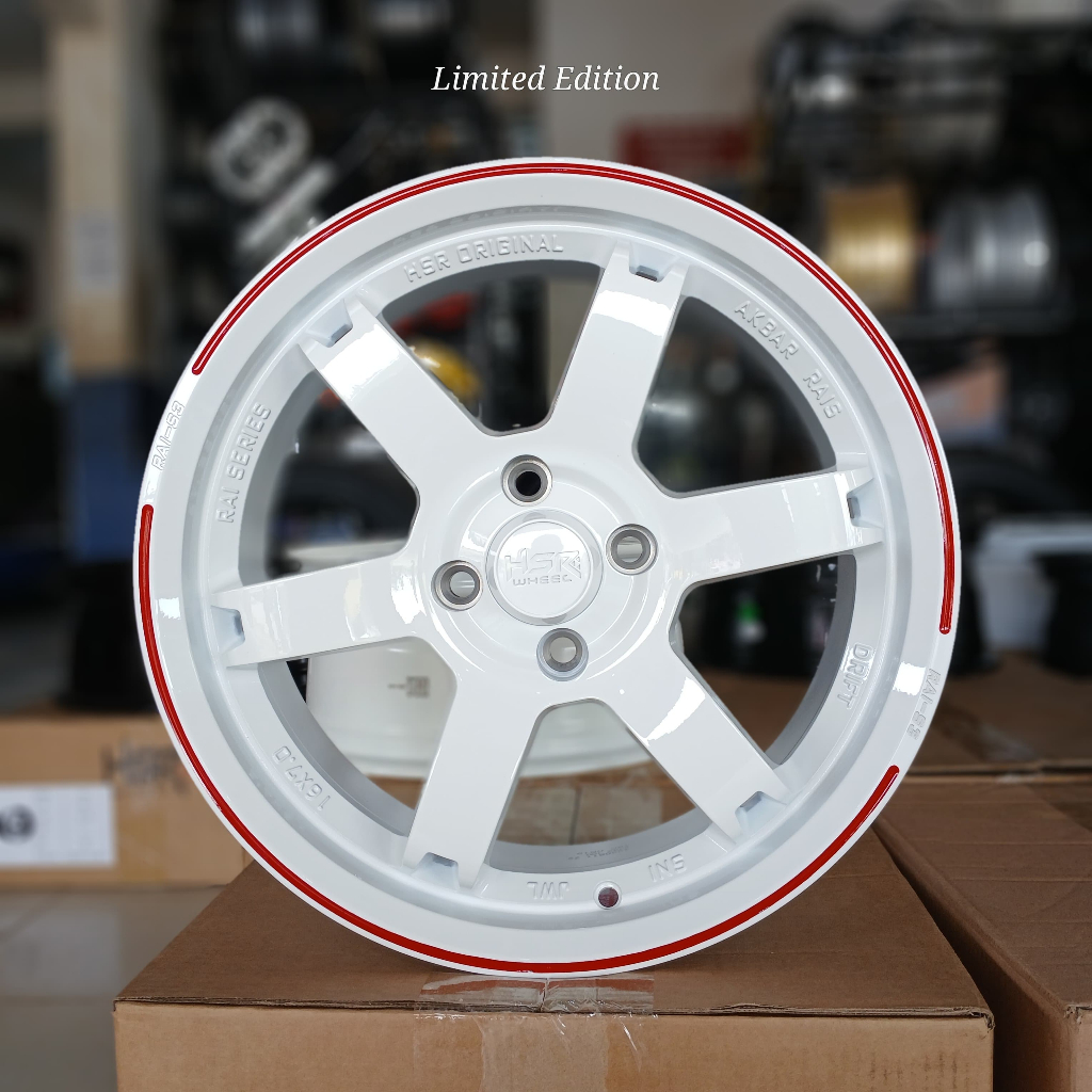 Velg Mobil Racing Model Te37 R16 Hsr Rai S3 Yaris Jazz Agya Cayla Sigra Mobilio Dall Hsr Original