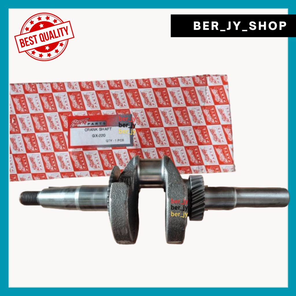 GX220 - CRANKSHAFT ASKRUK CRANK SHAFT mesin penggerak GX210 GX220 7,5HP 8HP